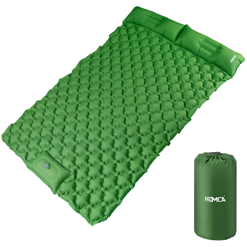 HOMCA Night Light Camping Sleeping Pad - Inflatable Camping Pad Waterproof Backpack Sleeping Pad